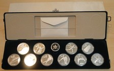 Canada 1988 Calgary Olympic Sterling Silver .925 Coin Set