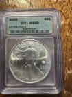 2000 American Silver Eagle ICG MS69