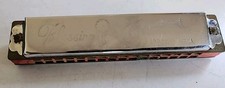 VTG Blessing Harmonica DHC161 Etched Fish Design 5"
