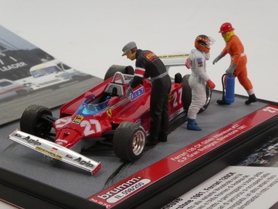 Brumm Ferrari 126 CK #27 Gilles Villeneuve British Silverstone 1981 1/43 S26/02