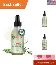 Biotin-Infused Rosemary Mint Hair Oil, 2 Oz - Strengthening for All Hair Types