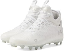Under Armour Spotlight LUX MC 2 White Football Cleats Mens Size 9 3025082-100