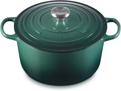 Le Creuset Enameled Cast Iron Signature Deep Round Oven, 6.5 qt., Artichaut #NIB
