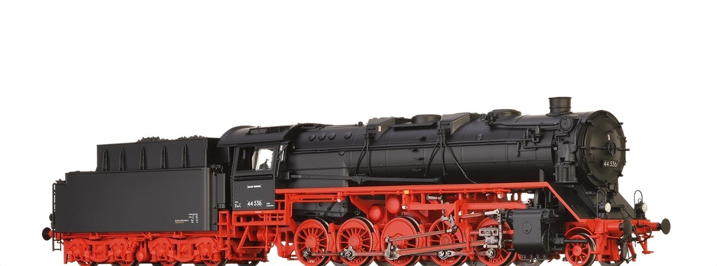 BRAWA 70050 Dampflokomotive BR 44 536 Rbd Eisenach DR Ep.III DC Extra HO NEU/OVP