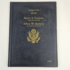 1949 Harry Truman Official Inaugural Program Limited DeLuxe Edition #1698 HC