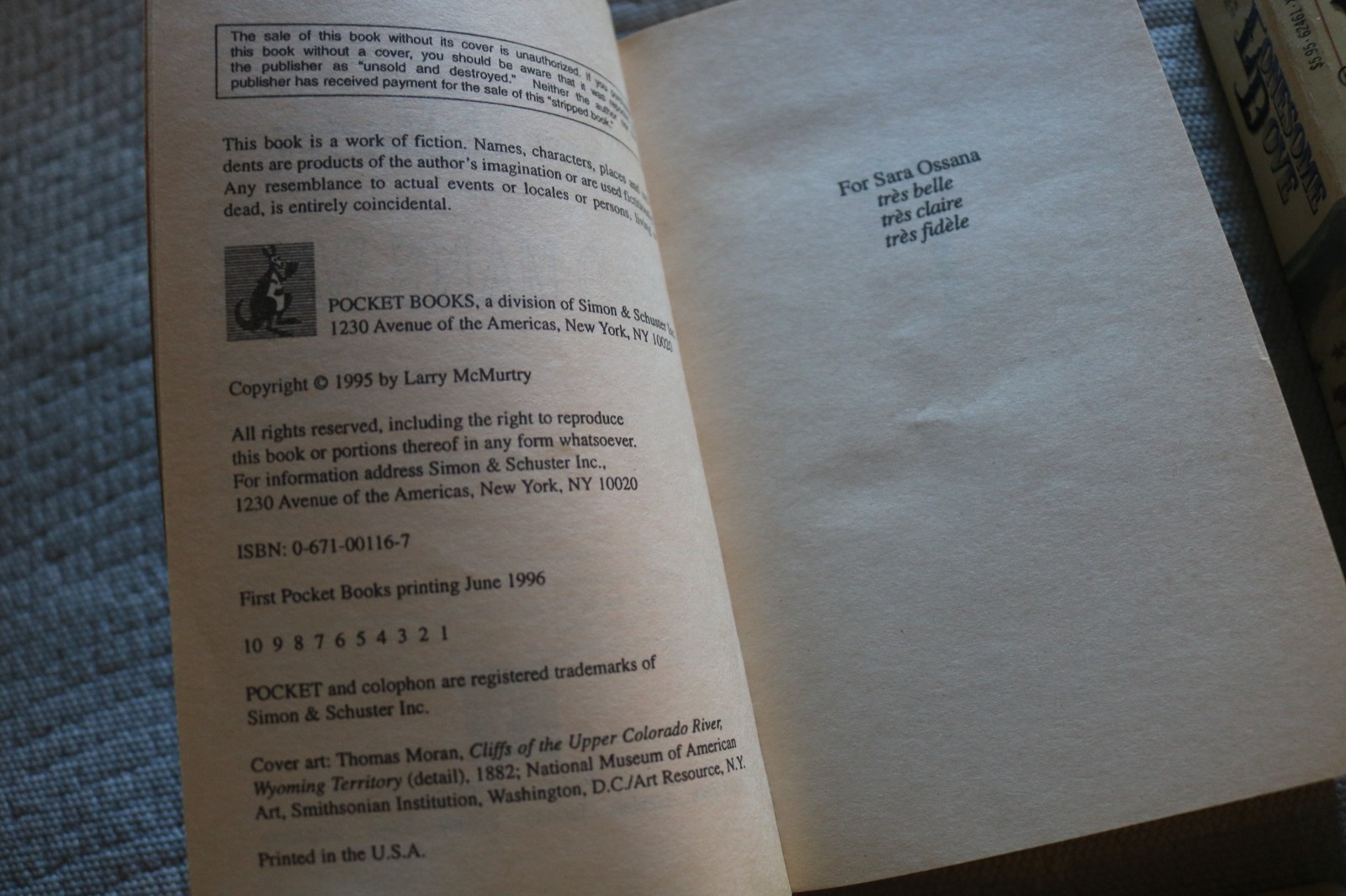 4 Larry McMurtry Lonesome Dove Series all paperback book + FREE new DVD