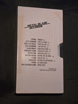 Metal Blade Records 1991 Compilation Sealed VHS, Promotional Use Only!!