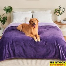 Waterproof Reversible Blanket Soft Cozy Durable Pet Protection Machine Washable