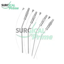 FRAZIER SUCTION TUBE SET OF 4 TUBES ASPIRATOR DENTAL ENT SURGICAL INSTRUMENTS