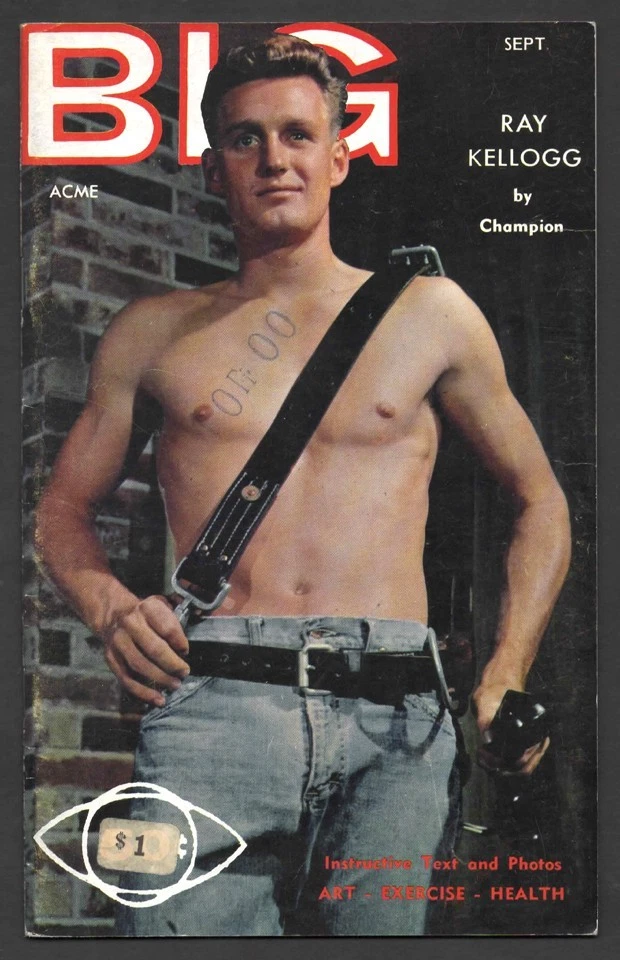 Vintage 1966 BIG Gay Digest Mag RAY KELLOGG Champion Studio SCARCE ISSUE