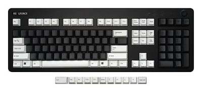 Topre Realforce R3 Dye Sub PBT Keycap Set (White Modifiers) NEW