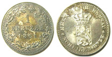 elf Germany Nassau Duchy 1 Kreuzer 1861