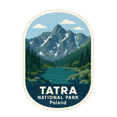 Tatra Poland National Park Sticker Decal Vinyl Die-Cut World National Parks