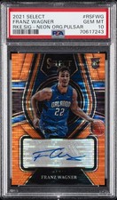 2021 PANINI SELECT RC SIGNATURES #RSFWG FRANZ WAGNER 17/30 PSA 10 AUTO