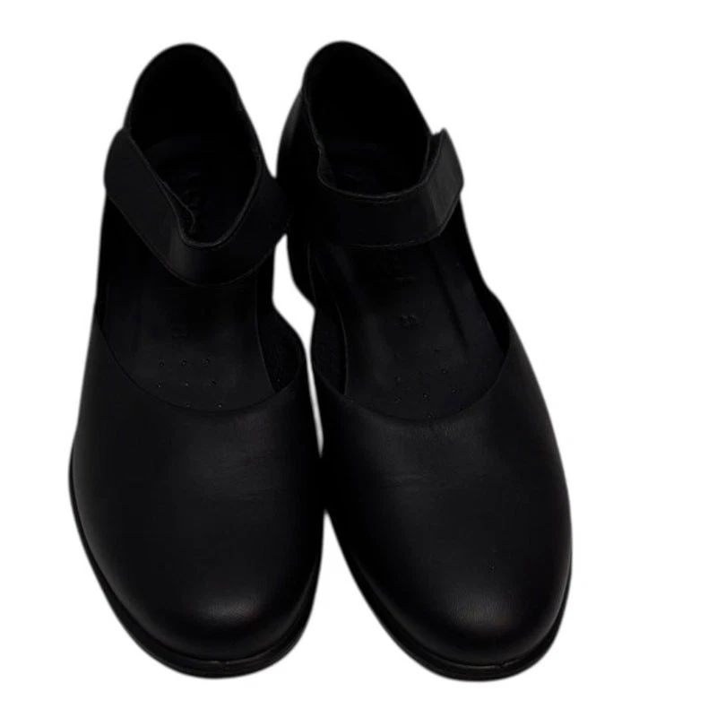 ECCO Black Felicia Mary Jane Wedge Shoe SZ 39 - Image 3 of 4