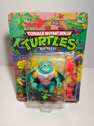 Ray Fillet MOC Vintage Playmates TMNT Teenage Muta...