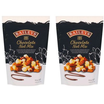 Schokolade Nuss Mix 140g Irish Cream Geschmack Karamellisiert Nüsse Toffee Popcorn