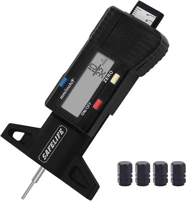 Digital Tire Tread Depth Gauge, 3 Modes-Fractional Inch, Decimal Inch and Millim