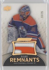 2023-24 Upper Deck Engrained Remnants Rare 13/25 Jack Campbell #R-JC 0c3