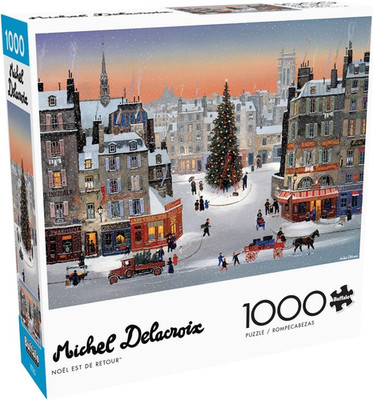 - Michel Delacroix - Noël Est De Retour - 1000 Piece Christmas Jigsaw Puzzle - C