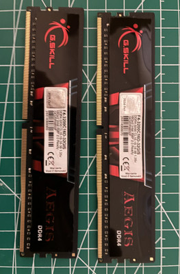 G.Skill Aegis | 32 GB (2x16GB) | 3200MHz | F4-3200C16D-32GIS | DDR4 RAM