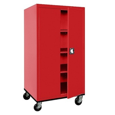 Sandusky Lee Ta3r362466-01 Shelf Cabinet, 72 In H, 36 In W, 24 In D, Keyed, 3