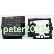 2 PIEZAS Nuevo (Negro) ZD4115-S-A DC12V-A4LX 40A Relé de 4 pines #TT