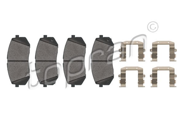 Bremsbelagsatz Scheibenbremse Topran 821 164 FüR Hyundai I40 1 Vf Cw Gdi Crdi-image