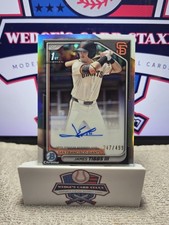 2024 Bowman Draft - Chrome Prospect Auto James Tibbs III #CPA-JT Refractor /499