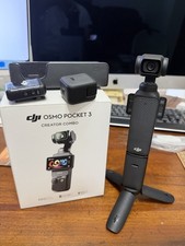 Brand New DJI Osmo Pocket 3 Creator Combo 4K Camera 3-Axis Gimbal Mic Tripod