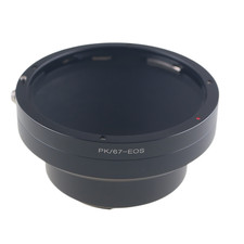 EMF 2.0 AF Confirm Mount Adapter Ring for Pentax 67 Lens to Canon EOS Camera