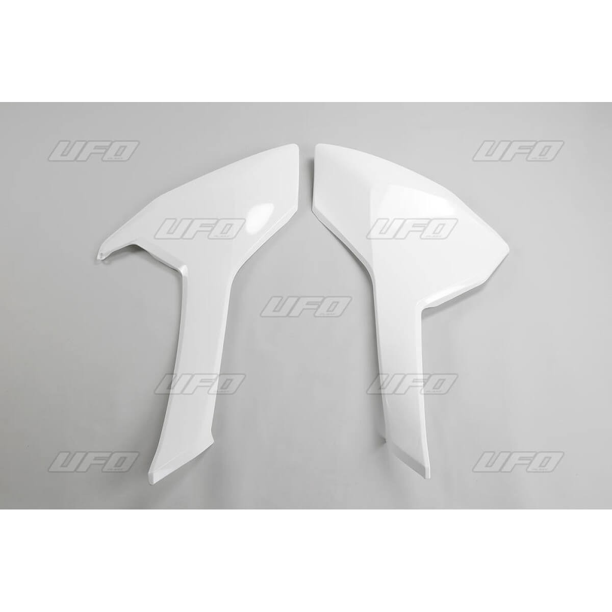 Plaques latérales UFO HU03366-041 blanches pour Husqvarna TC TE FC FE 2014 2015