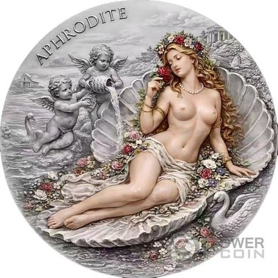 APHRODITE Dawn Upon the Sea 2 Oz Silver Coin Francs Cameroon 2026