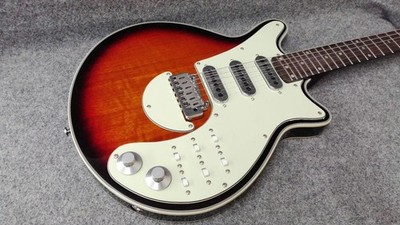 BrianMayGuitars BM-3TS Electric Guitar Mahogany 24in Scale, Ebony Fretboard