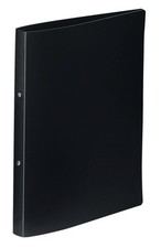 Viquel 151240 A4 2A-16 mm Polypropylene Folder - Black