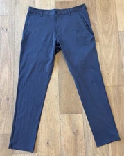 Rhone Pants Mens 36x32 Commuter Pants Chino Performance Golf Gray