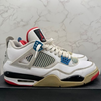 Nike Air Jordan 4 Retro What The Mens Size 13 White Fire Red CI1184-146 2019