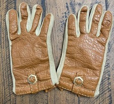 Fownes Vintage Women s Brown Leather Driving Gloves