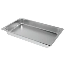 HUBERT® Chafing Dish Food Pan Full Size 9 1/2 Qt Stainless Steel - 21"L x 12