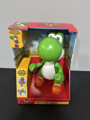 Super Mario Let's Go Yoshi 12'' Tall Interactive Action Figure Galaxy 