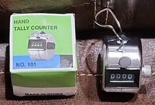 Handheld Tally Counter 4 Digit - Lap Golf Row Fishing Manual Mechanical Clicker