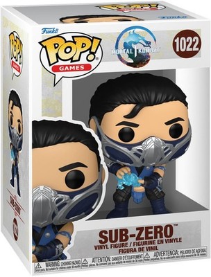 Mortal Kombat Merchandising: Funko Pop! Spiele - Sub-Zero (Vinyl Figur 1022)