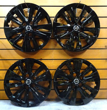 Set Fits Nissan Sentra 2020-2024 16 10 Spoke Wheel Cover Hubcaps Black 53102