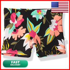 Kanu Surf Girls Swimming Bottom Upf 50Boy Short Tropical Dance Black 7