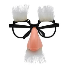 Halloween Funny Glasses for Adults Unique Disguise Glasses with Mustache Decor