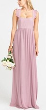 Show Me Your Mumu June Maxi Bridesmaid Formal Dress Antique Rose Chiffon NWT XXS