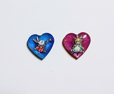 Pair Eyewear topper charms Alice In Wonderland White Rabbit wanda ella larkin