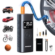 Portable 150PSI Tire Inflator, 3X Faster Air Pump for Car, Motorcycle, Bike