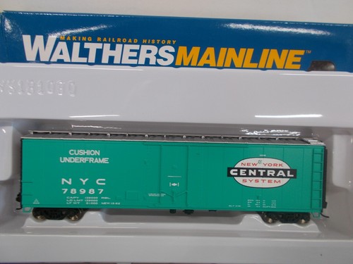 WALTHERS MAINLINE ~ COCHE DE CAJA AISLADO NEW YORK CENTRAL 50' # 78987 ~ ESCALA HO | Zustand: New