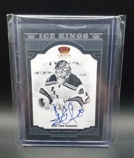 Henrik Lundqvist 2011 Panini Crown Royale Ice Kings Signatures 25 /99 No. 19